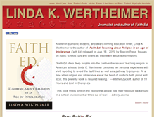 Tablet Screenshot of lindakwertheimer.com